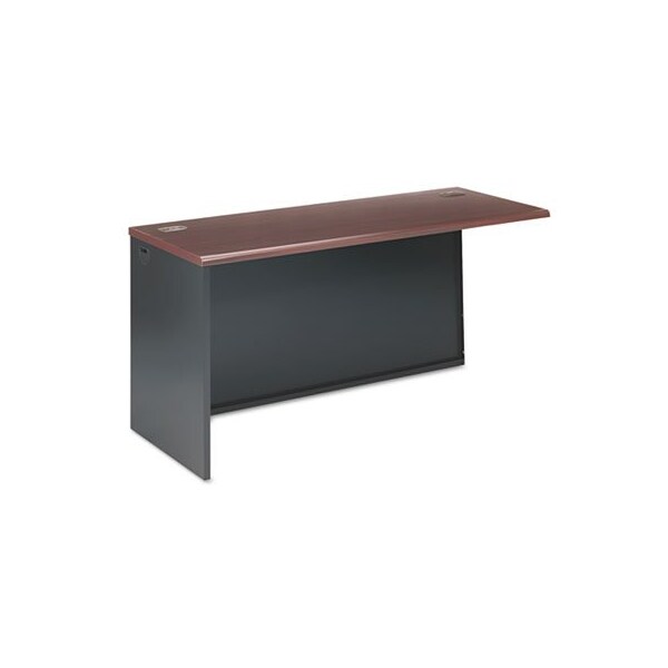 HON, 38000 Series Return Shell, Left, 60w X 24d X 29-1/2h, Mahogany/charcoal